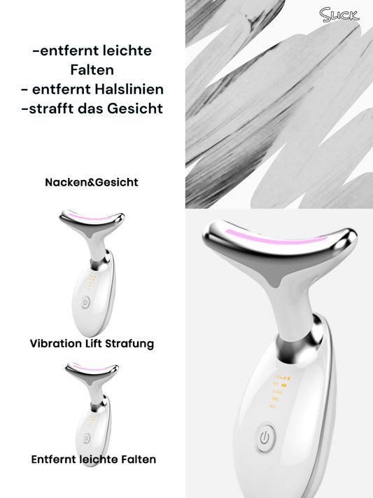 Anti- Falten Schönheitsgerät Sonic Vibration Lift Straffung Schönheitsgerät für leichte Falten Halsschönheitsgerät